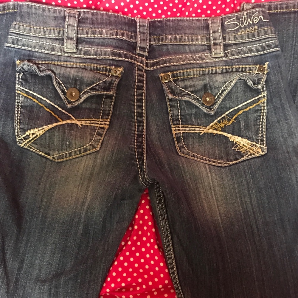 Silver jeans
